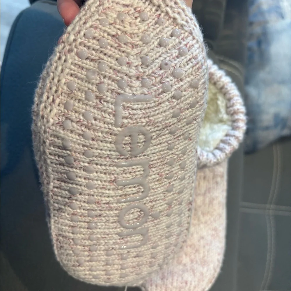 Lemon Women's Slipper Sock - Pink - Grip Bottoms size 5-7 - Picture 4 of 4